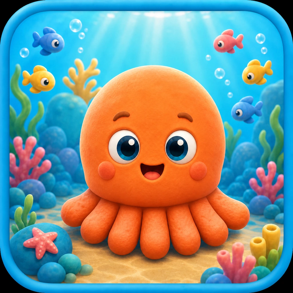 Tako, the friendly orange MyoGo octopus